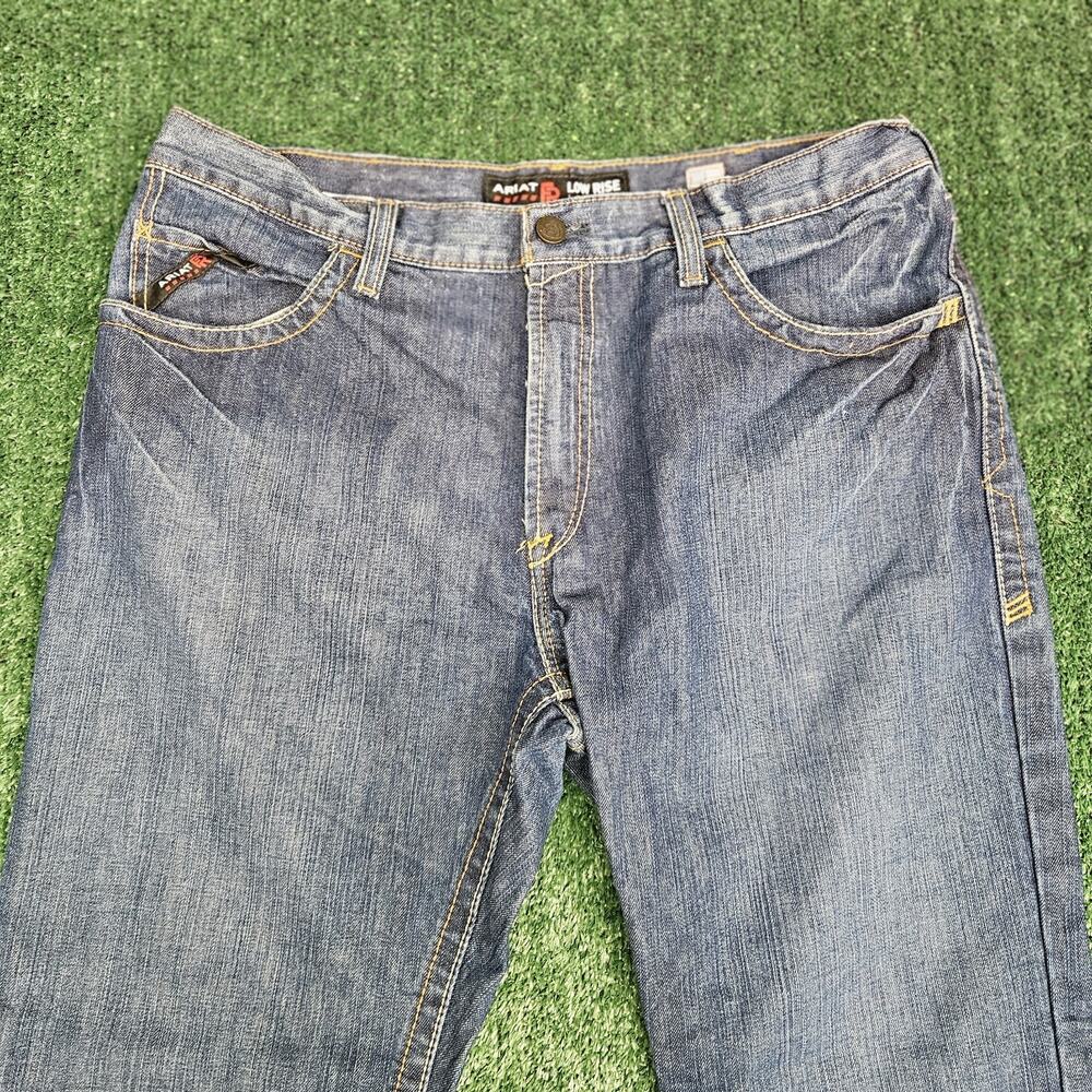 Ariat FR M4 Low Rise Boot Cut Jeans Men’s 38x30 CAT 2 Flame Resistant NWOT - Picture 2 of 9